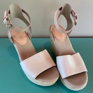 Nude wedge espadrille